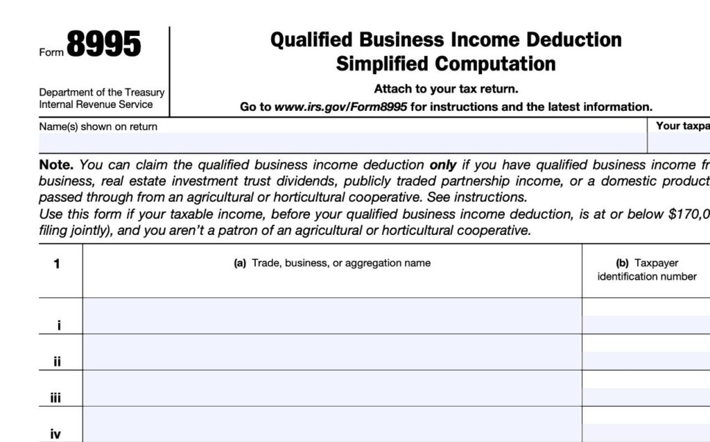 form 8995