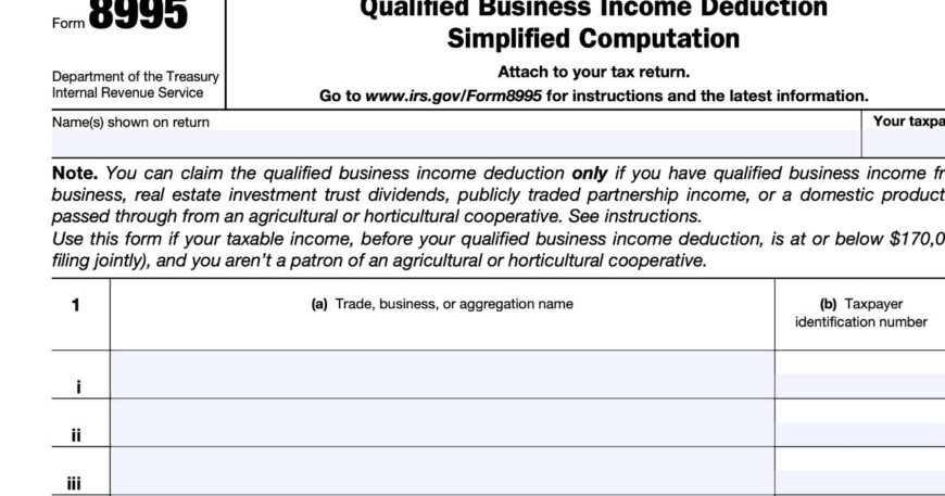 form 8995