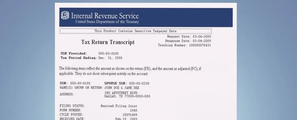 Tax Transcript