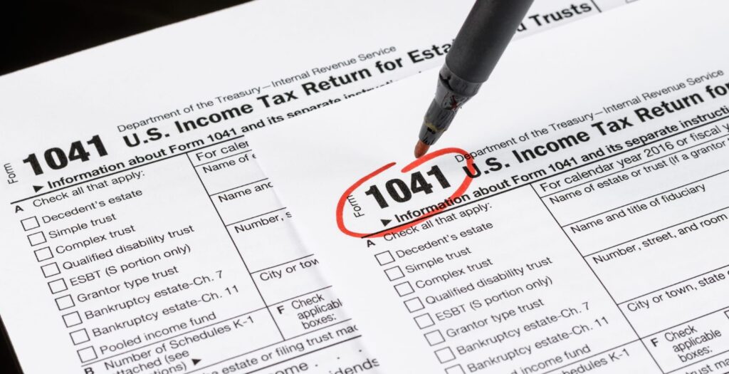 form 1041 instructions