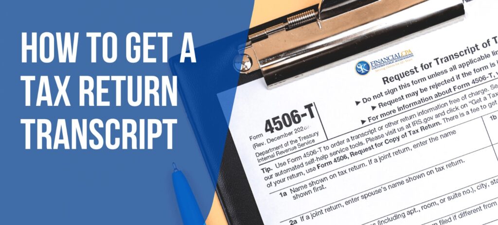 Get Tax Transcript