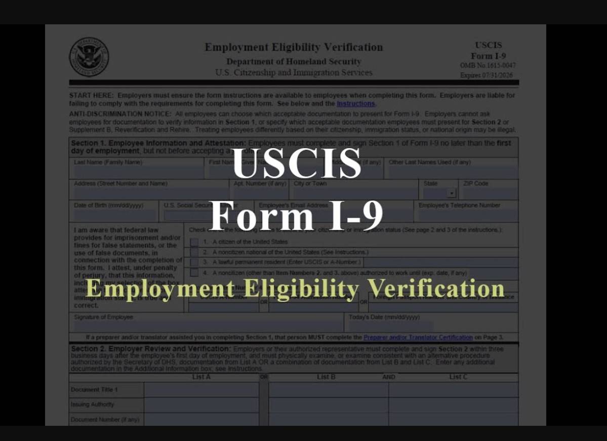 Employment Eligibility Verification