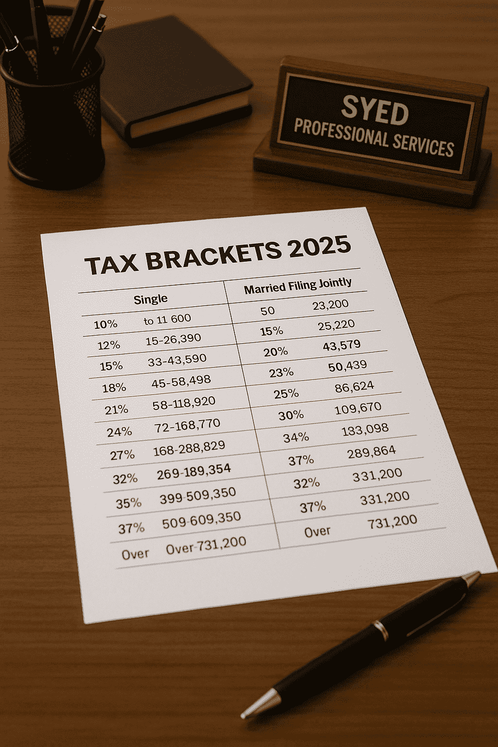 Tax Bracket 2025