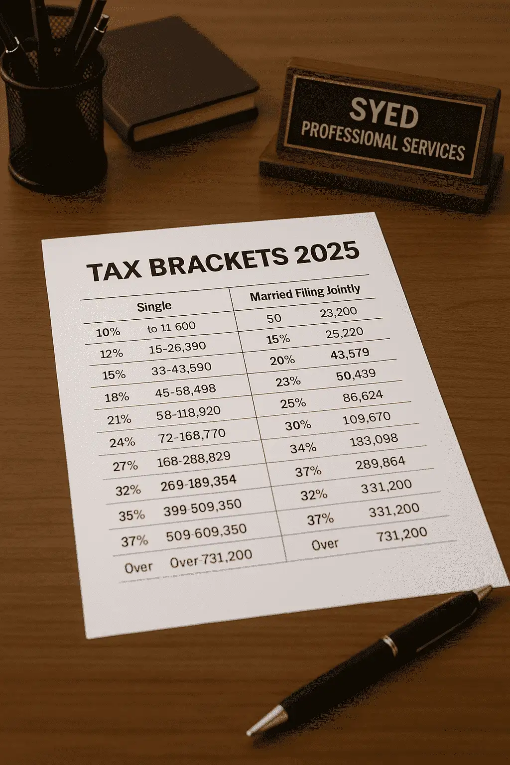 Tax Bracket 2025