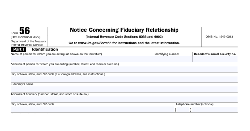 IRS Form 56
