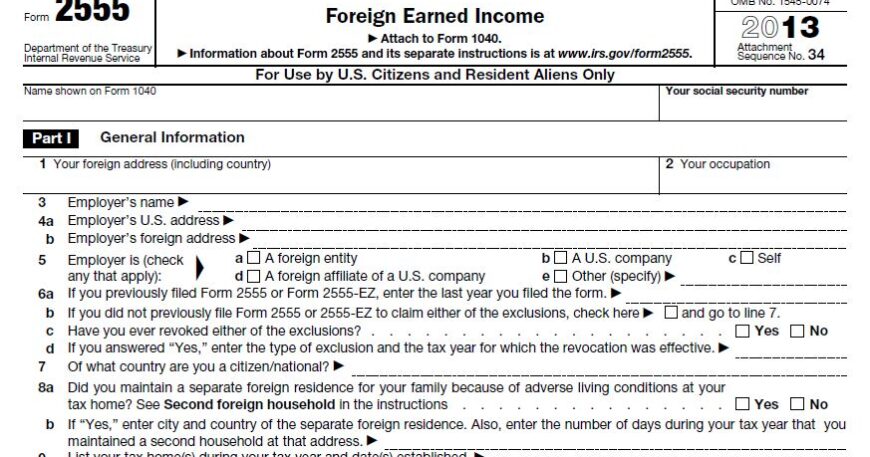 Foreign Income Exclusion