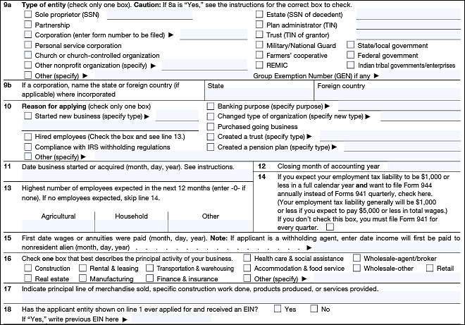 9 Powerful Facts About the SS4 Form That Prevent Costly EIN Application Mistakes 2 SS4 Form