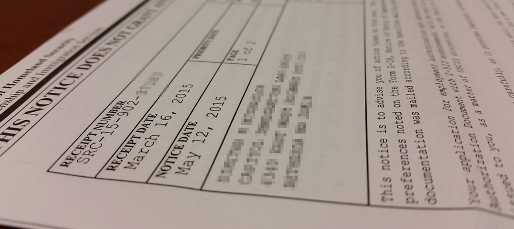 USCIS Receipt Number