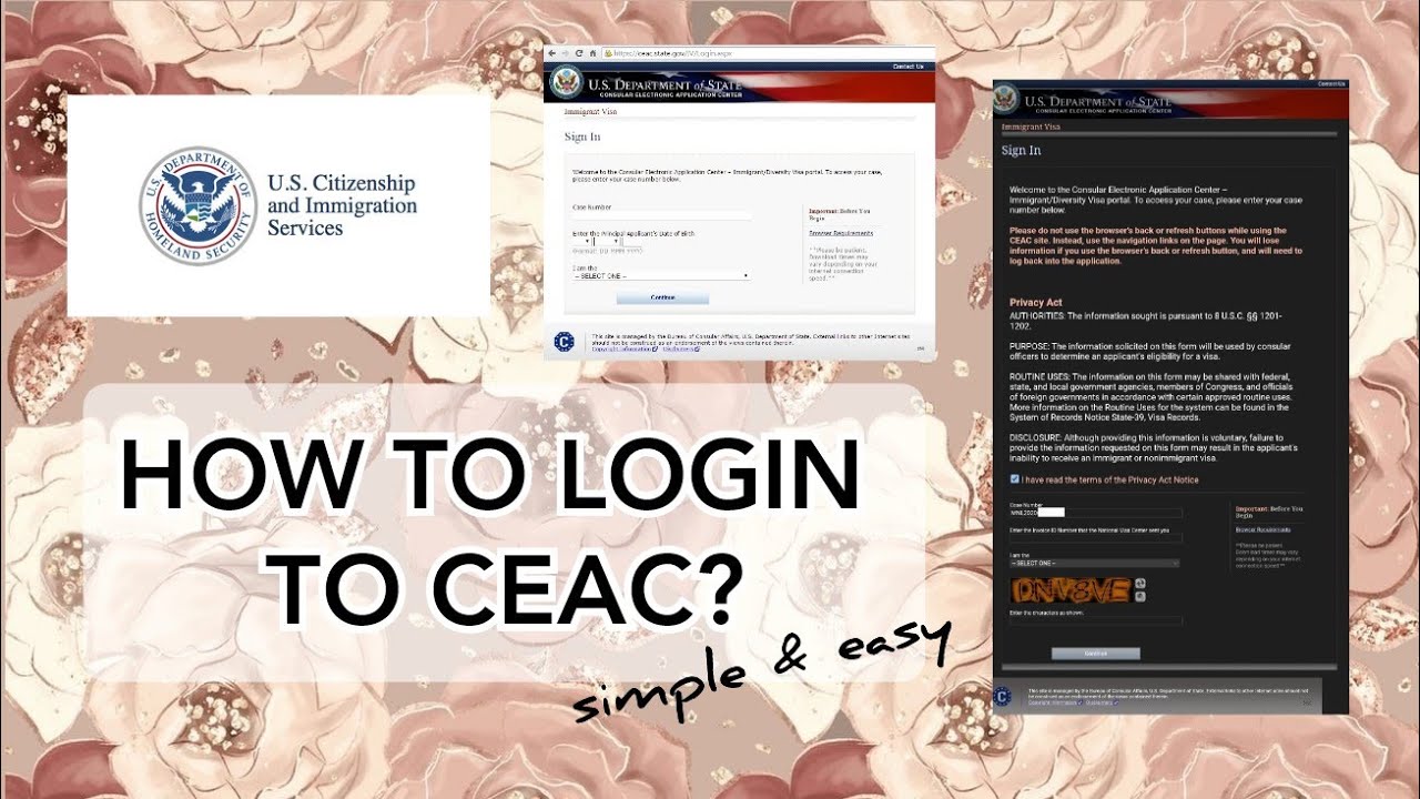 CEAC Login