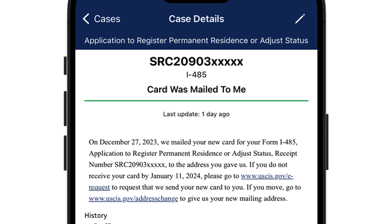 USCIS Case Tracker