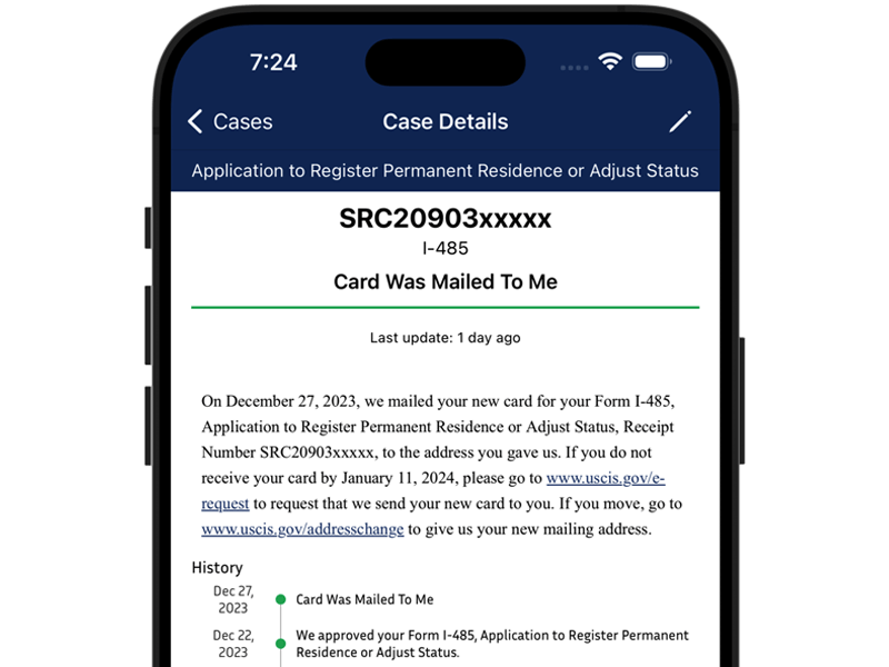 USCIS Case Tracker