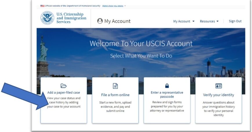 USCIS Sign In