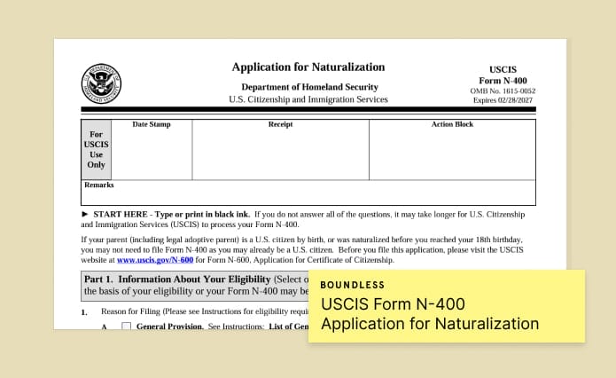 N400 Form